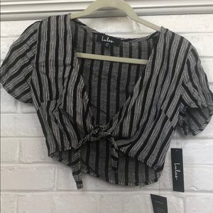 Lulus tie front top